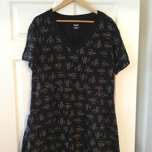 Svaha Circuit Diagrams Fit & Flare Dress 5X